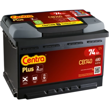 Centra Plus 74Ah 680A CB740 P+